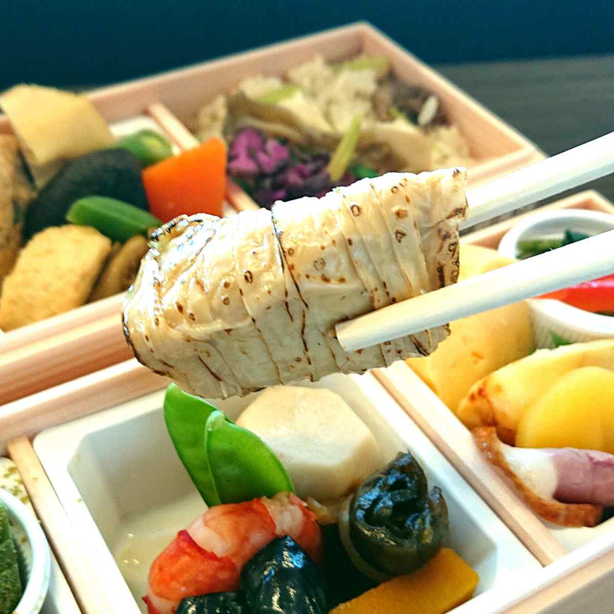 なだ万弁当のおかず